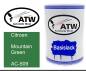 Preview: Citroen, Mountain Green, AC-509: 500ml Lackdose, von ATW Autoteile West.